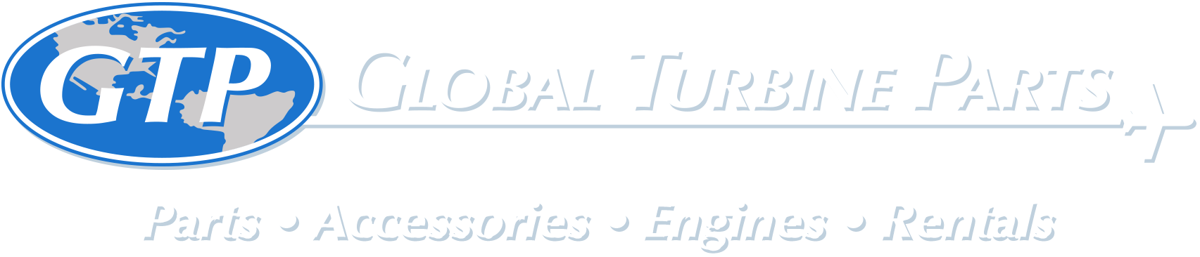 Global Turbine Parts Logo White